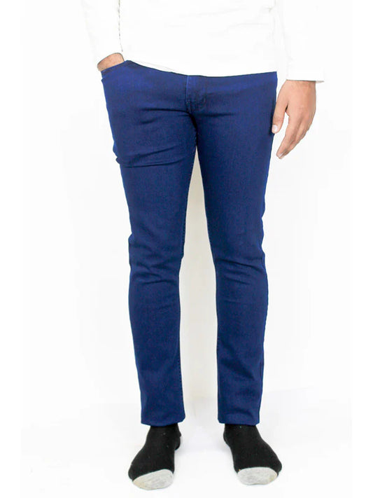 Dark Blue Regular Fit Stretchable Jeans For Men MDJ17