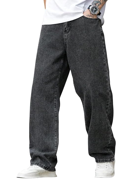 FT Torpedo Men Baggy Denim Jeans in Pure 100% Cotton Denim IMPORTED