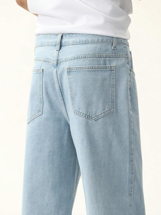 FT Torpedo Men Baggy Denim Jeans in Pure 100% Cotton Denim IMPORTED