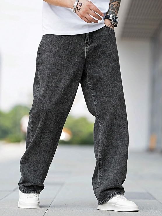 FT Torpedo Men Baggy Denim Jeans in Pure 100% Cotton Denim IMPORTED