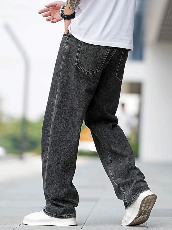 FT Torpedo Men Baggy Denim Jeans in Pure 100% Cotton Denim IMPORTED