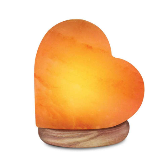 Heart Salt Lamp, Multicolor