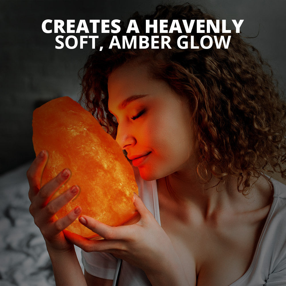 Natural Hand Carved Salt Lamp 4-5 Lbs